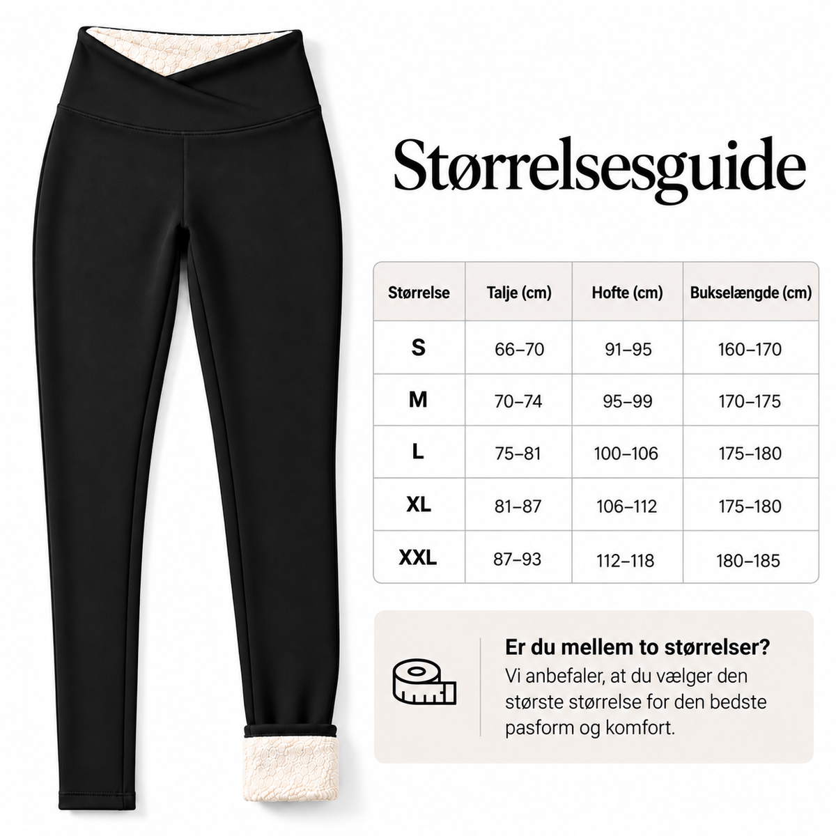 Leggins med foer