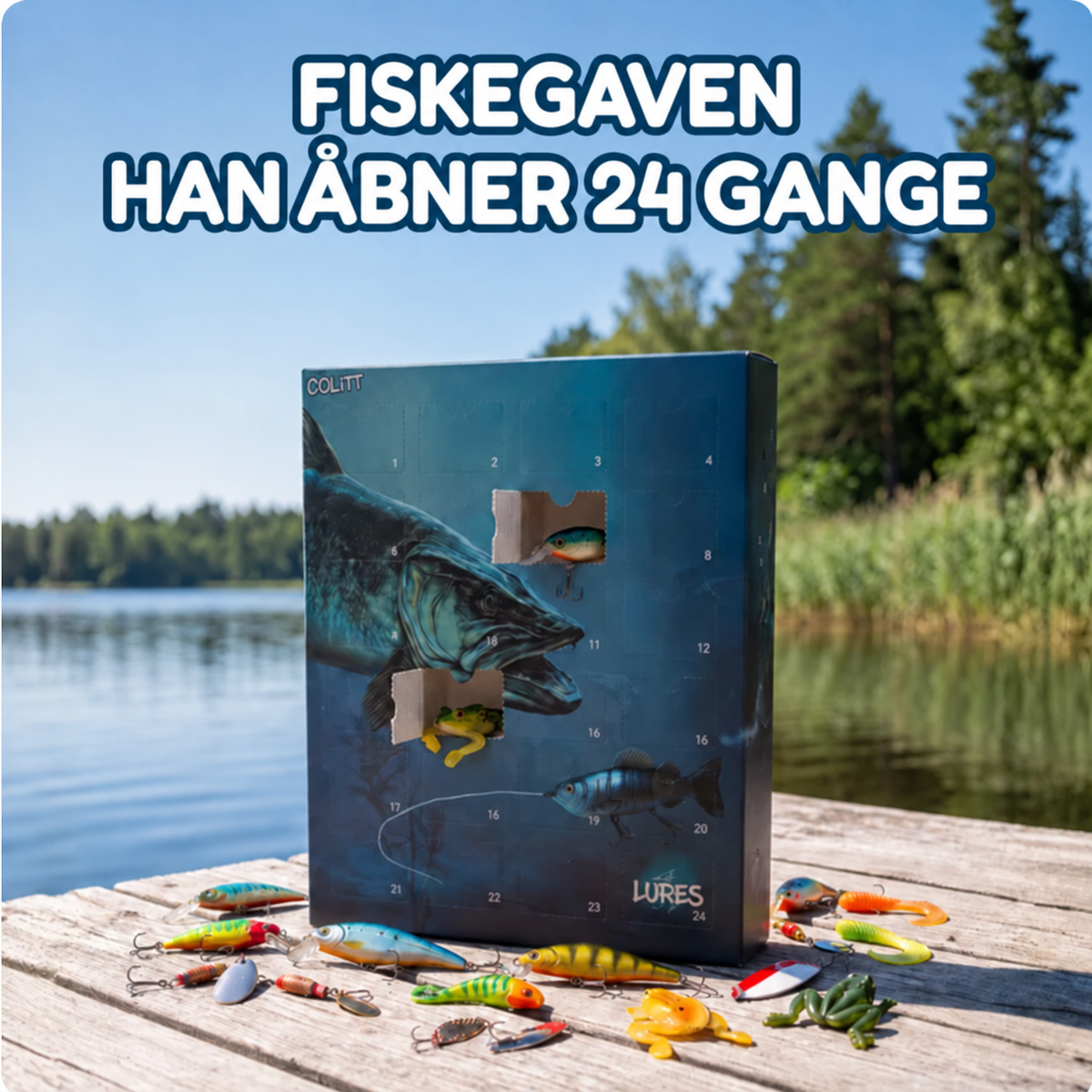 Fiskejulekalender – 24 unikke fiskegrej