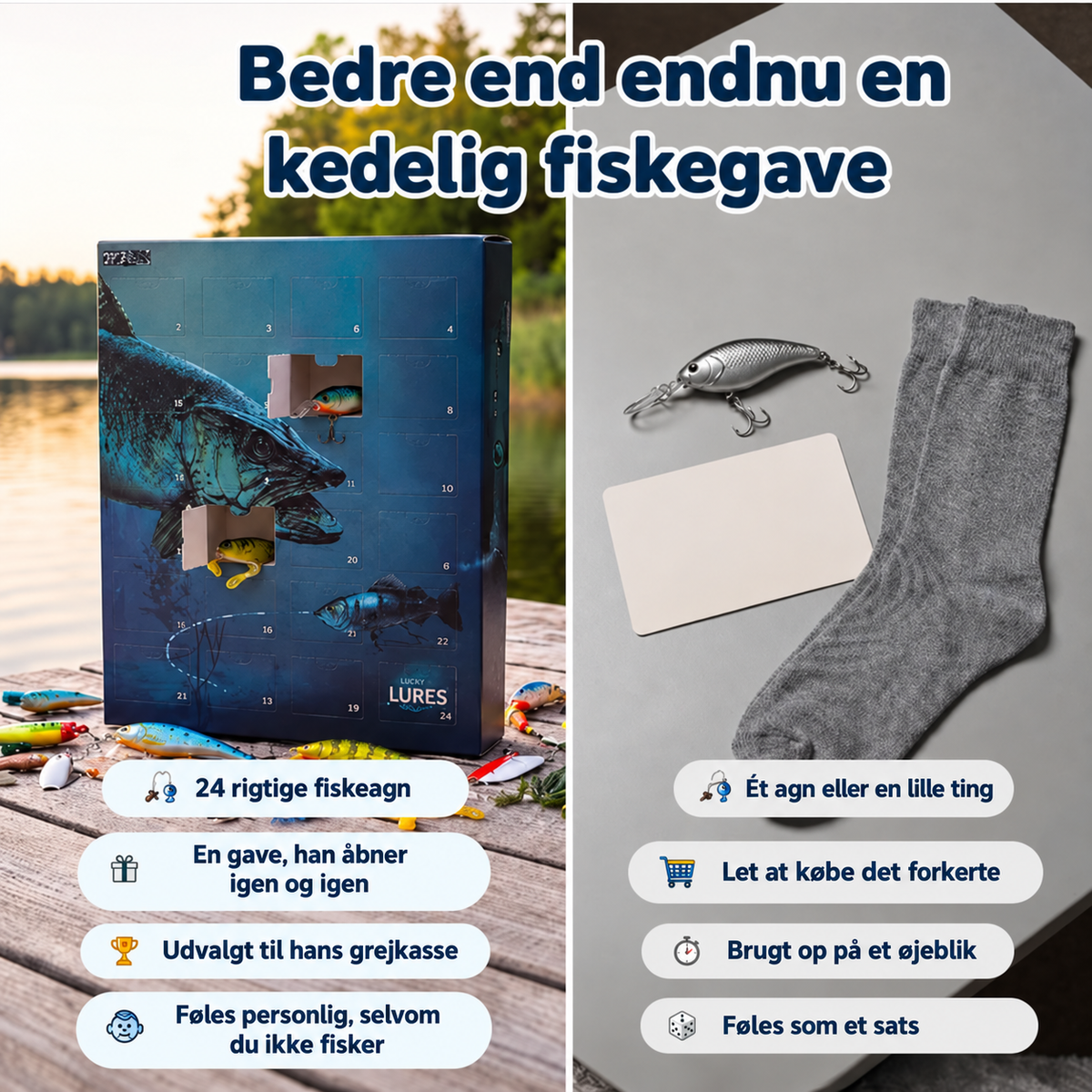 Fiskejulekalender – 24 unikke fiskegrej
